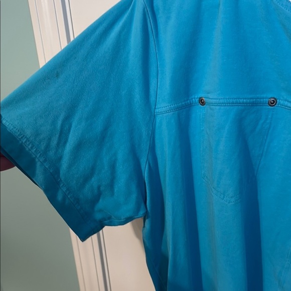 Rafaella Women's Blue Top 2X - Picture 2 of 5